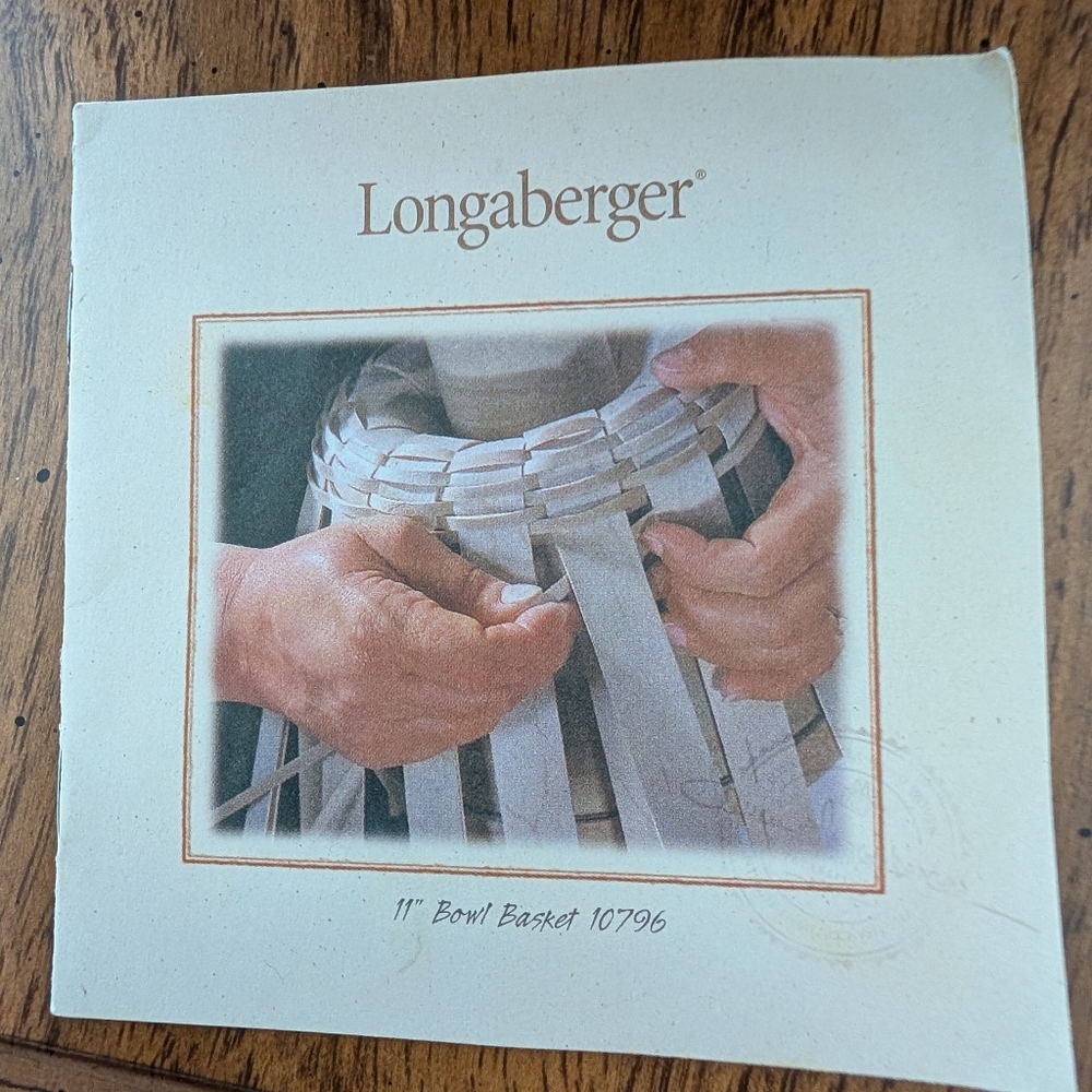 Longaberger 11" Bowl Basket Set - Picture 8 of 9